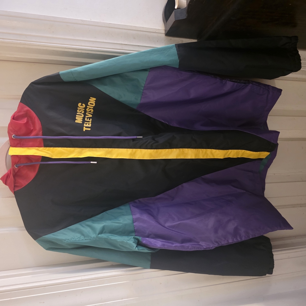 Colorful Music Television Windbreaker Jacket